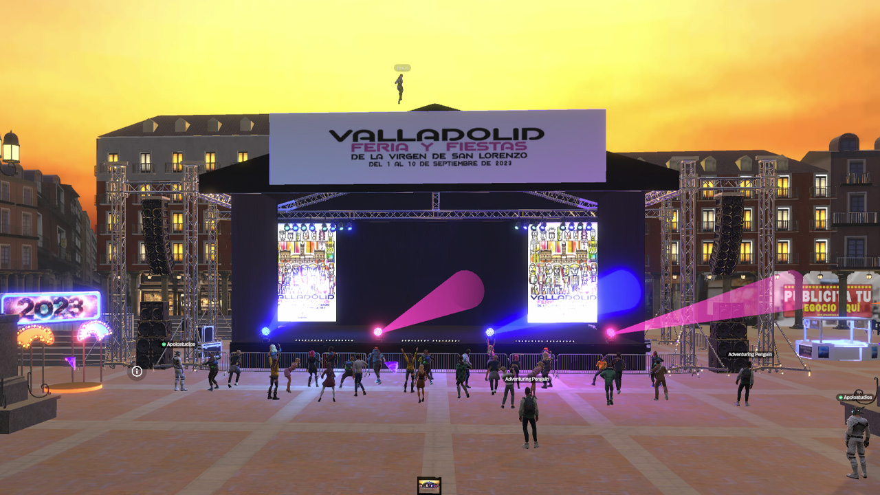 Plaza Mayor Valladolid (Spain)-  Ferias y Fiestas Virgen San Lorenzo 2023